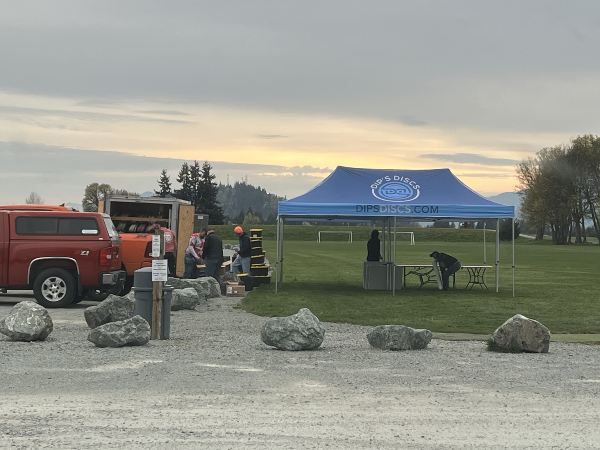 Weekend disc golf marathon across three courses